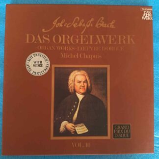 Joh Sebast Bach - Michel Chapuis – Das Orgelwerk = Organ Works = L'Œuvre D'Orgue Vol. 10 - Box Set - Disc VINIL 2LP VG+++