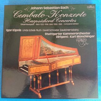Johann Sebastian Bach – Cembalo-Konzerte Gesamtausgabe – Igor Kipnis – Box Set - Disc VINIL 5LP VG+++