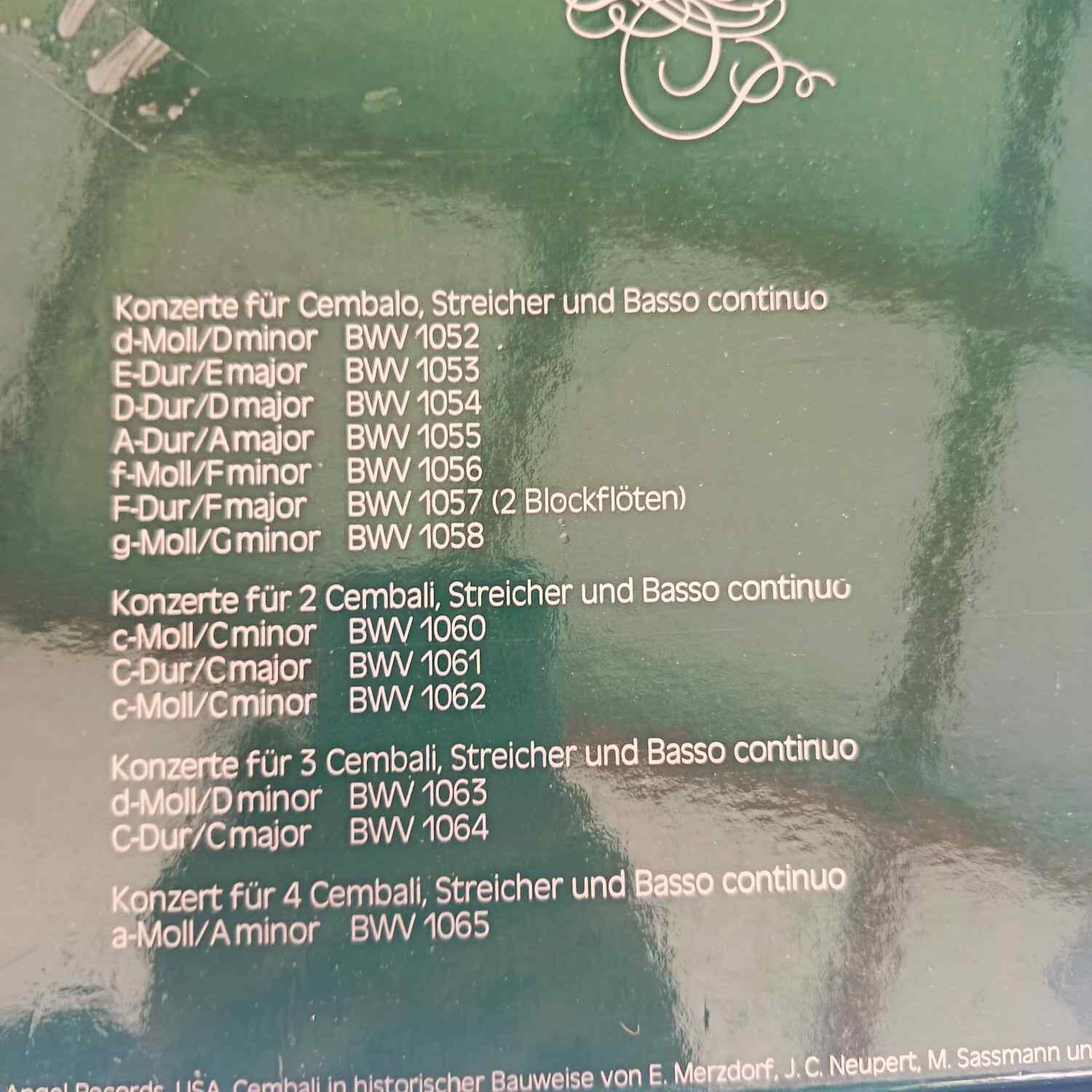 Johann Sebastian Bach – Cembalo-Konzerte Gesamtausgabe – Igor Kipnis – Box Set - Disc VINIL 5LP VG+++ - imagine 4