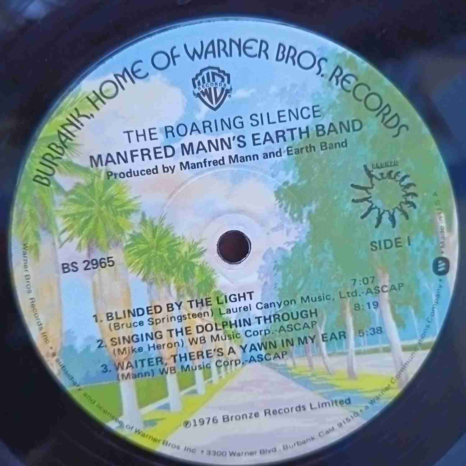 Manfred Mann's Earth Band – The Roaring Silence - Disc VINIL LP VG+ USA - imagine 2