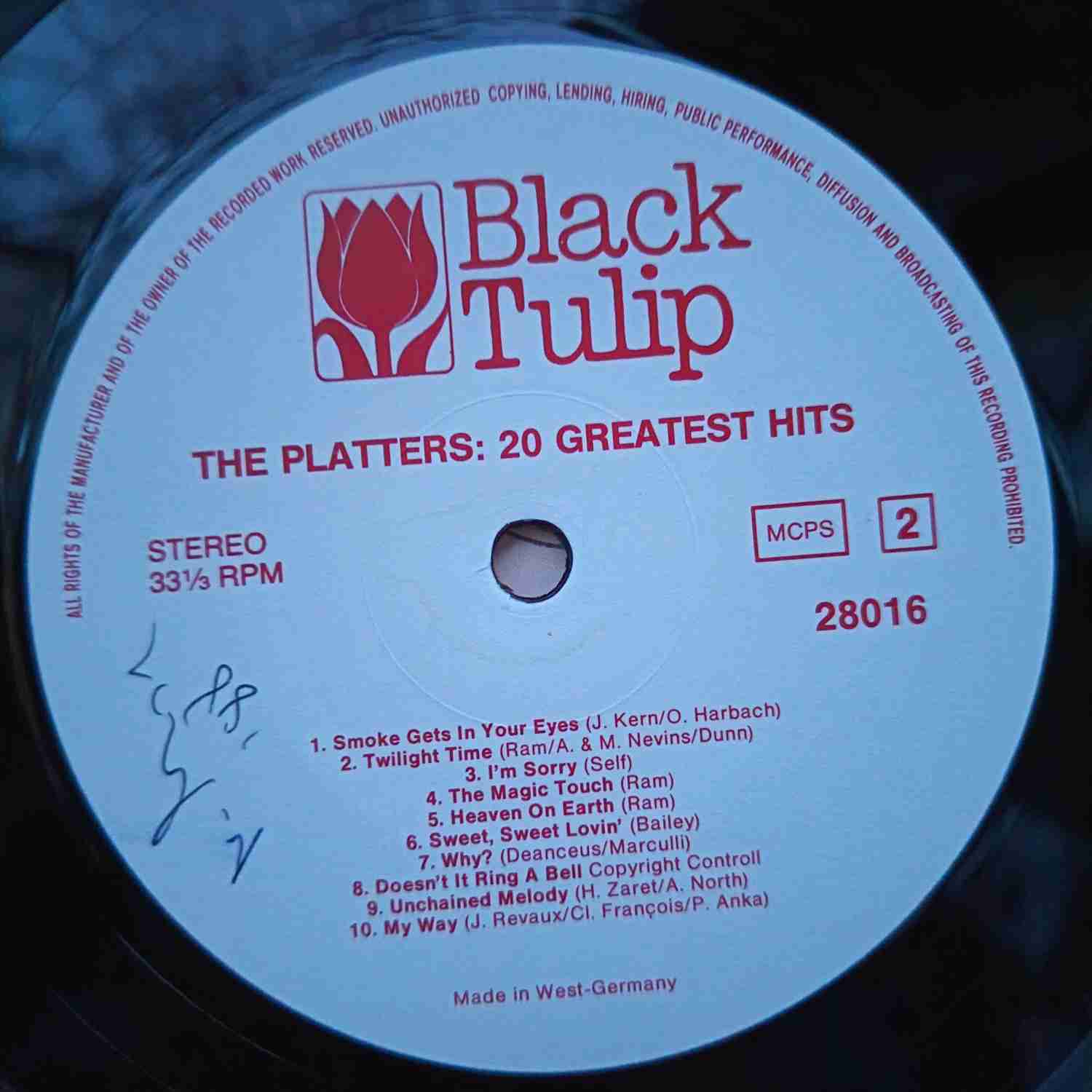 The Platters – 20 Greatest Hits - Disc VINIL LP VG+ - imagine 2