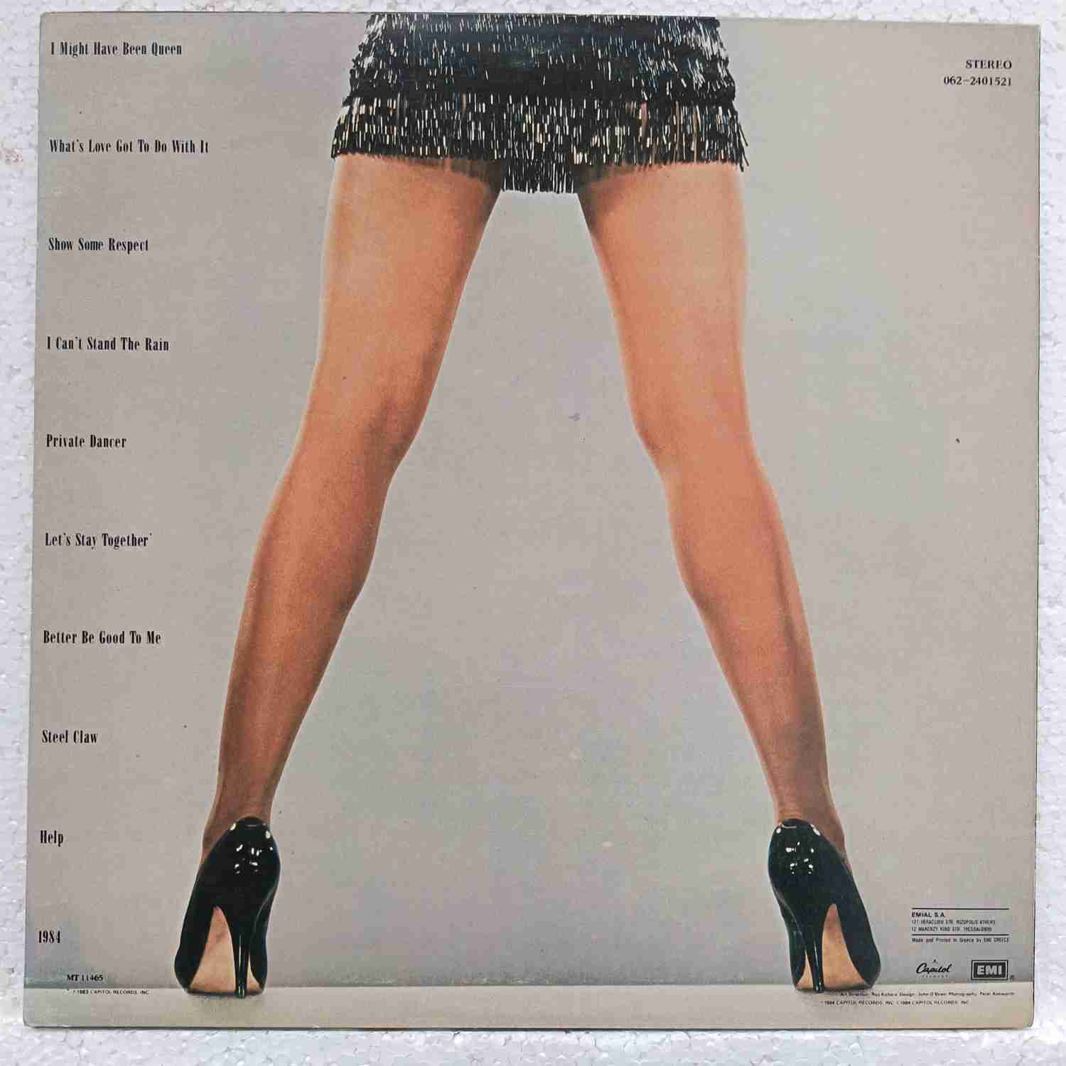 Tina Turner – Private Dancer - Disc VINIL LP VG+ Greece - imagine 3