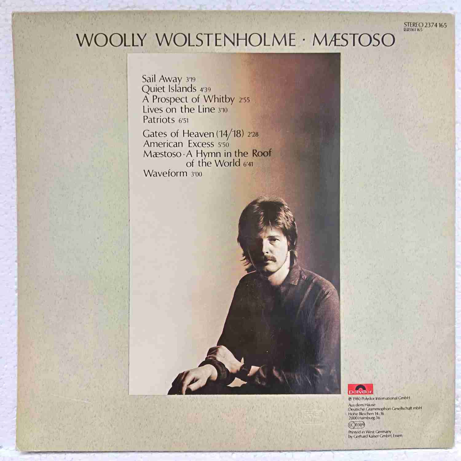 Woolly Wolstenholme – Mæstoso - Disc VINIL LP VG+ - imagine 3
