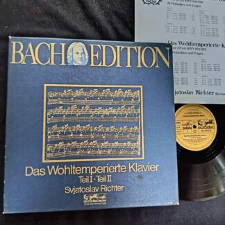 Bach / Sviatoslav Richter – Das Wohltemperierte Klavier – Box Set - Disc VINIL 6LP VG+++