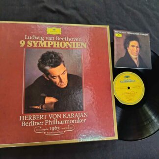 Beethoven – 9 Symphonien – Deutsche Grammophon - Box Set - Disc VINIL 8LP  VG+++
