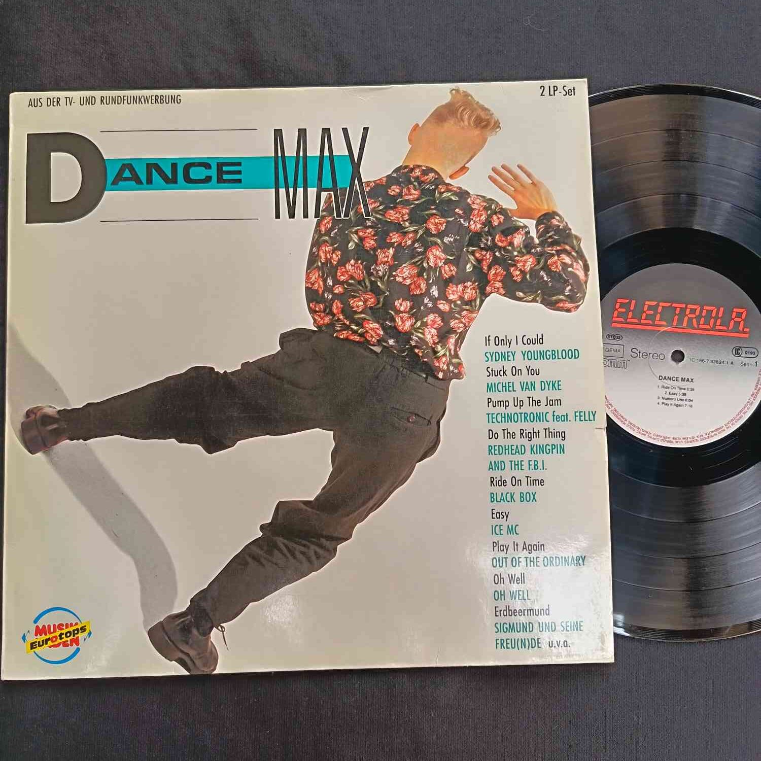 Dance Max - Black Box, Technotronic, Ice MC, Adeva - Disc VINIL 2LP VG+