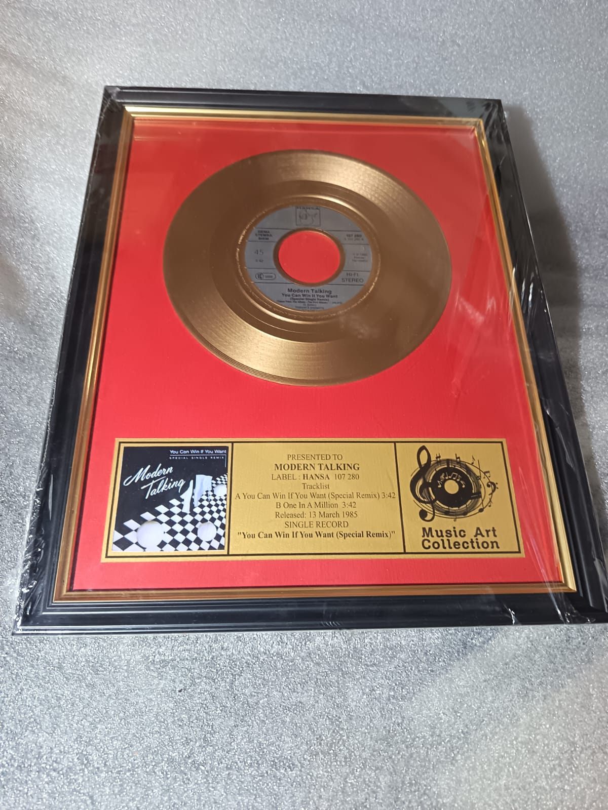 Disc Replică Decorativ Modern Talking – Hansa – Auriu (Gold)