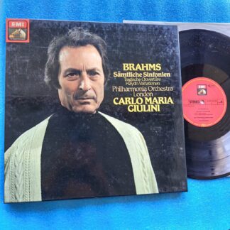 Johannes Brahms – Sämtliche Sinfonien (Tragische Ouvertüre / Haydn-Variationen) – Box Set - Disc VINIL 4LP VG+++