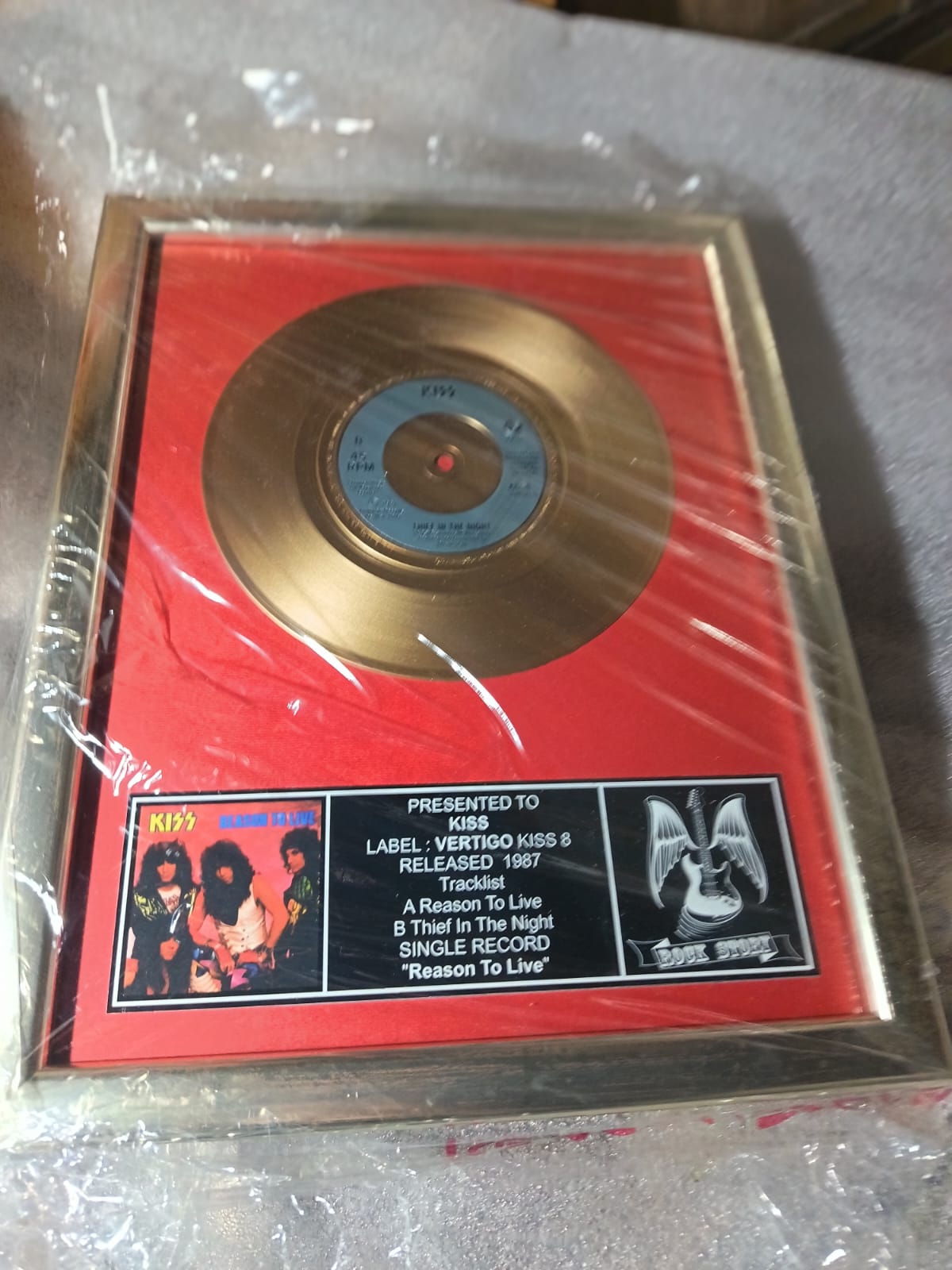 Disc Replică Decorativ KISS – Auriu (Gold)