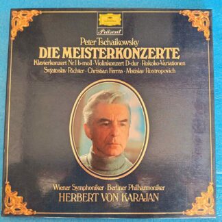 Pyotr Ilyich Tchaikovsky – Die Meisterkonzerte – Deutsche Grammophon – Box Set - Disc VINIL 2LP VG+