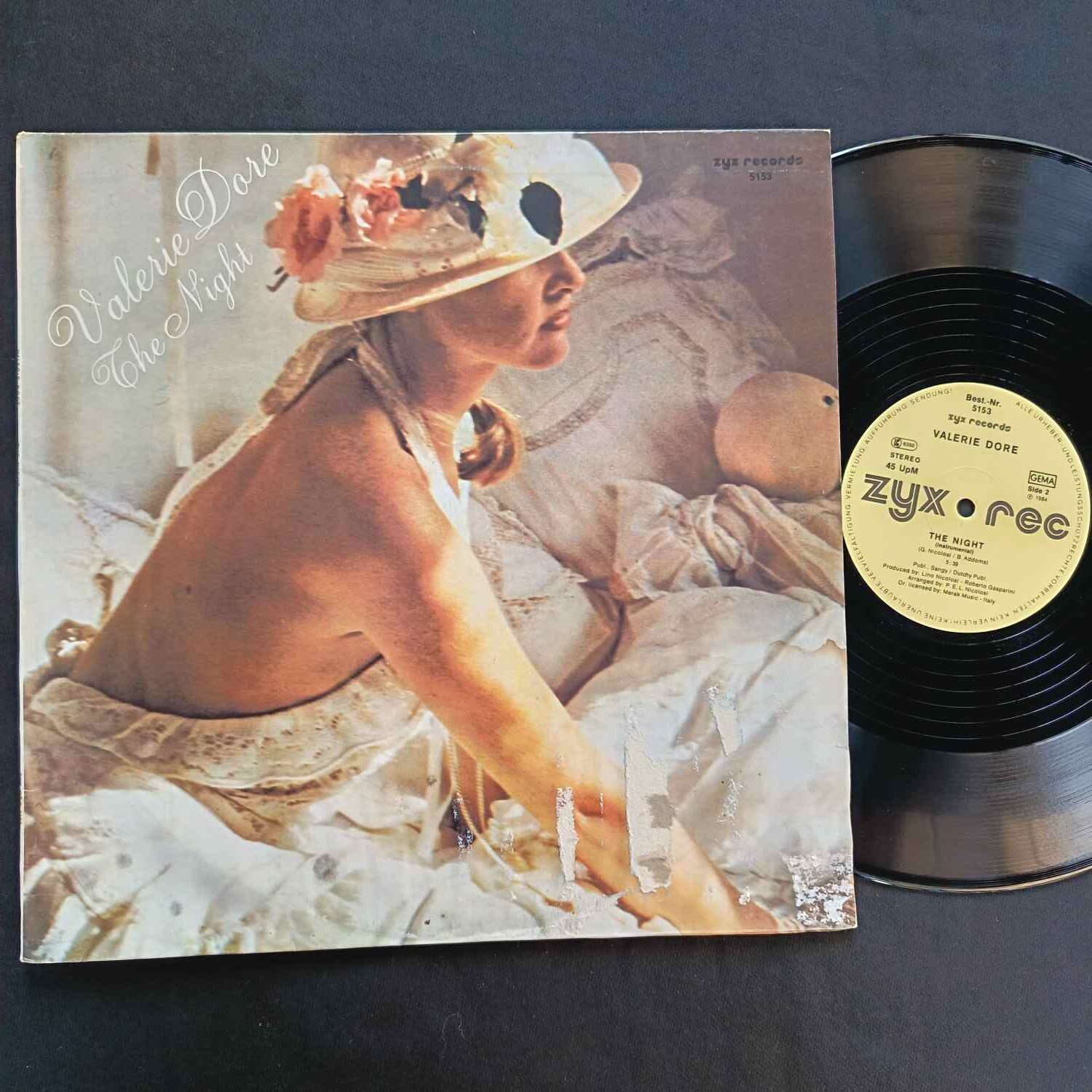 Valerie Dore – The Night – Disc VINIL MAXI 45 RPM VG+