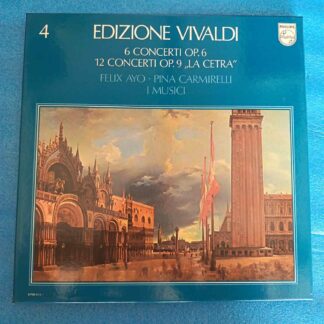 Antonio Vivaldi – 6 Concerti Op. 6 / 12 Concerti Op. 9 „La Cetra” – Box Set - Disc VINIL 4LP VG+